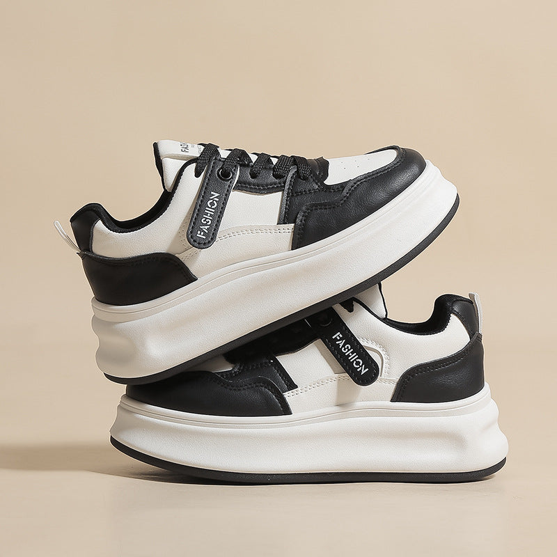 Dame behagelige Sneakers med tyk plateau og åndbart overmateriale Stilla