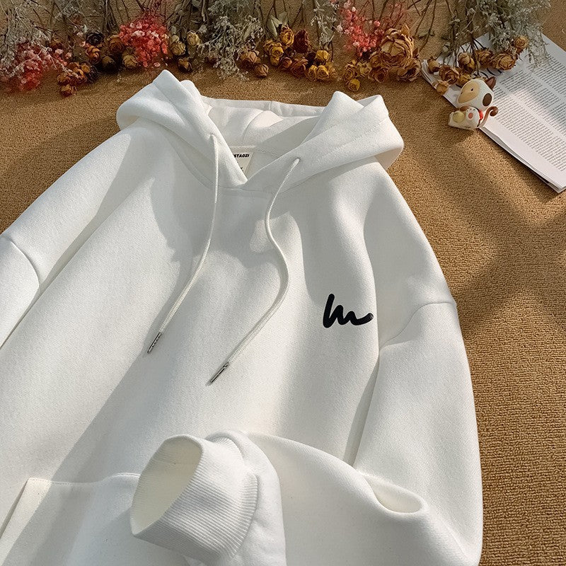 Dame hoodie med en afslappet oversized pasform og microfibermateriale af høj kvalitet Skovae