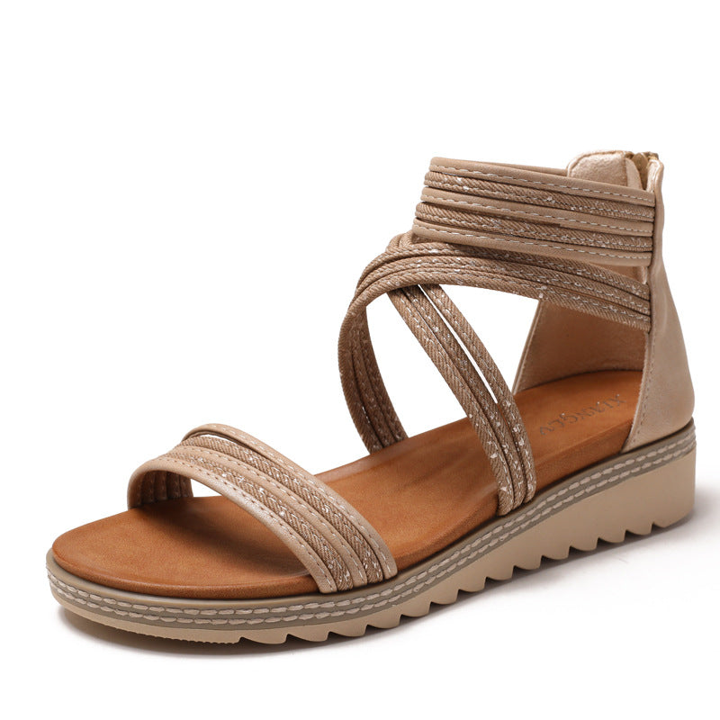 Dame Gennemgående Sandaler med elegant Remdesign og dæmpende Sål Stilla