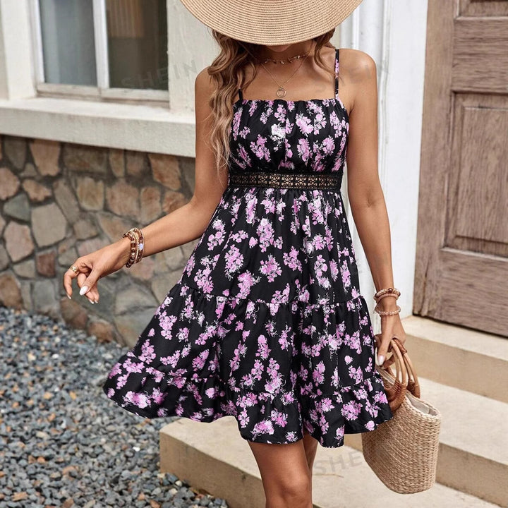 Kvindernes luftige sommerkjole med fashionable ruffle detaljer Stilla