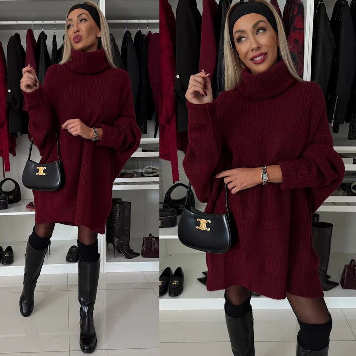 Dame hyggelig oversized pullover Stilla