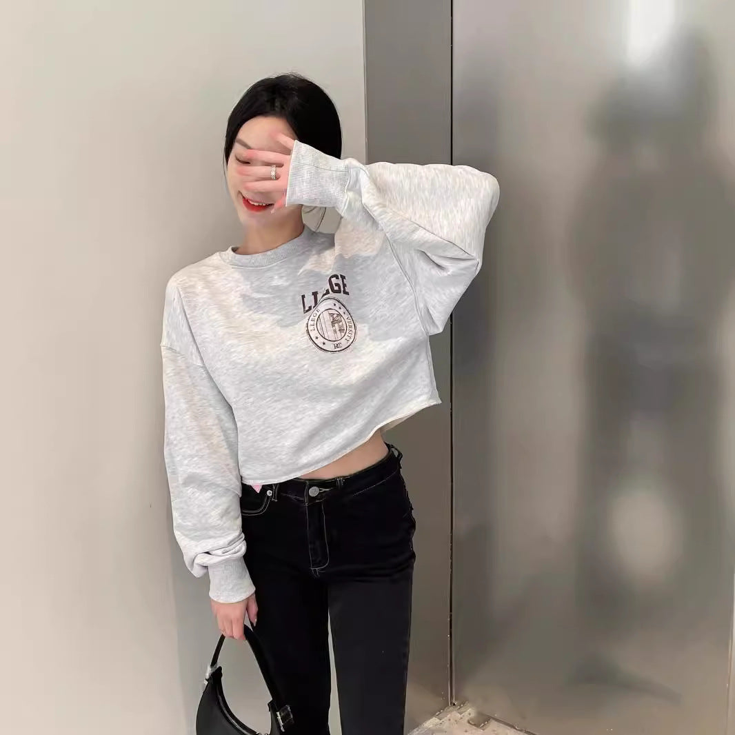Kvinders korte sweatshirt med oversized pasform Stilla