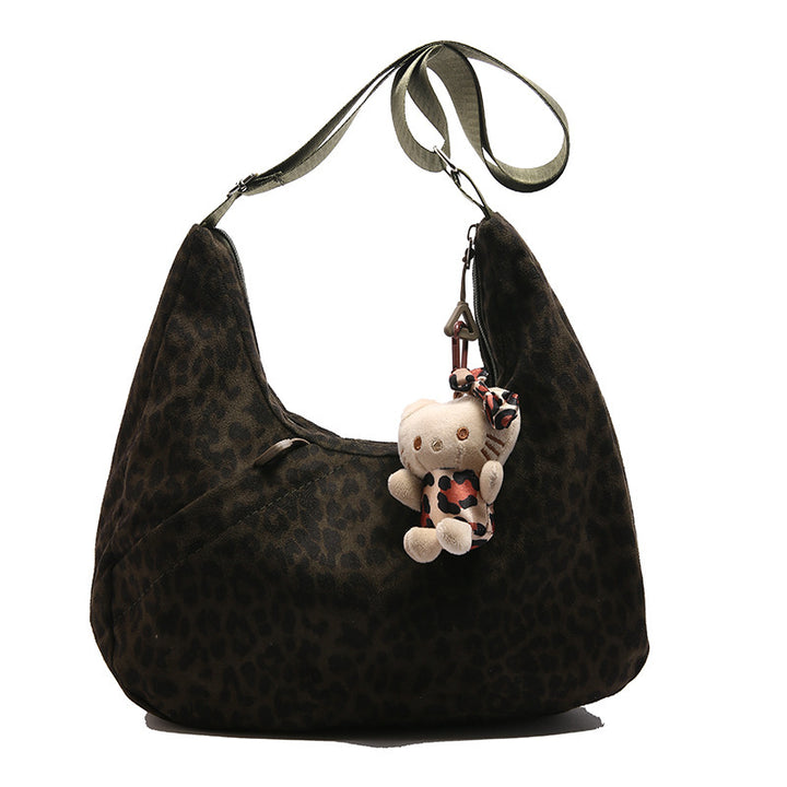 Femme Stilfuld Dyrtryk Hobo-Taske Stilla
