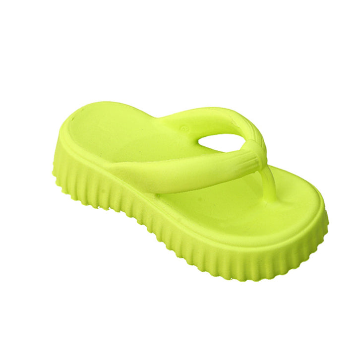 Dame Plattform Flip-Flops med skridsikker sål og ergonomisk design Stilla