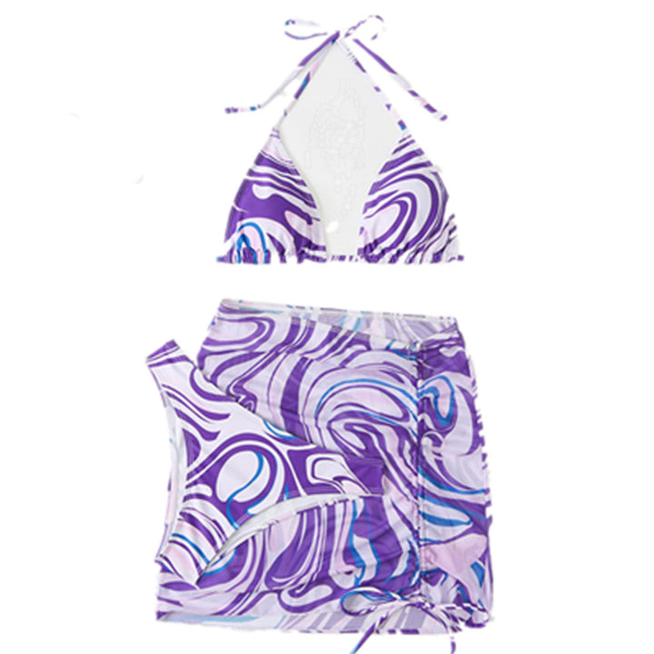 Femme Triangle Bikini-Sæt med matchende Sarong Stilla