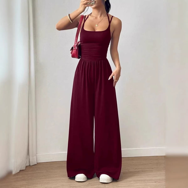 Dame jumpsuit i afslappet snit Skovae