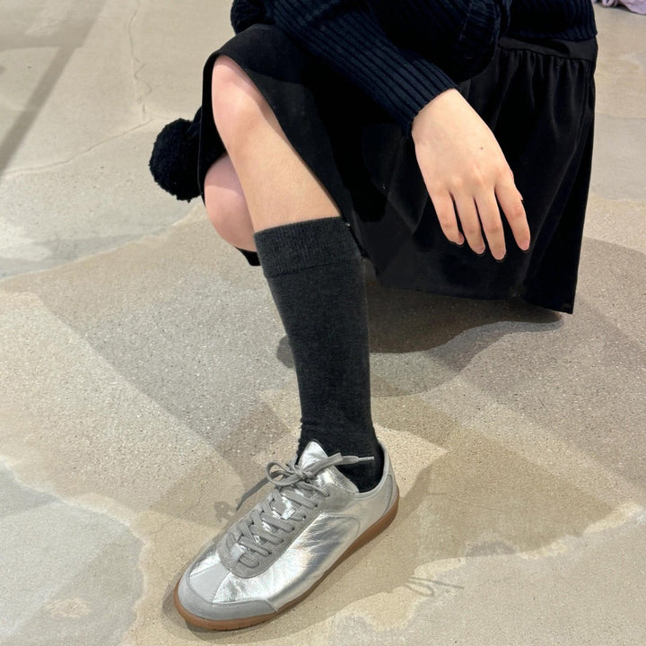 Dame Retro-inspirerede Metallic Sneaker Stilla