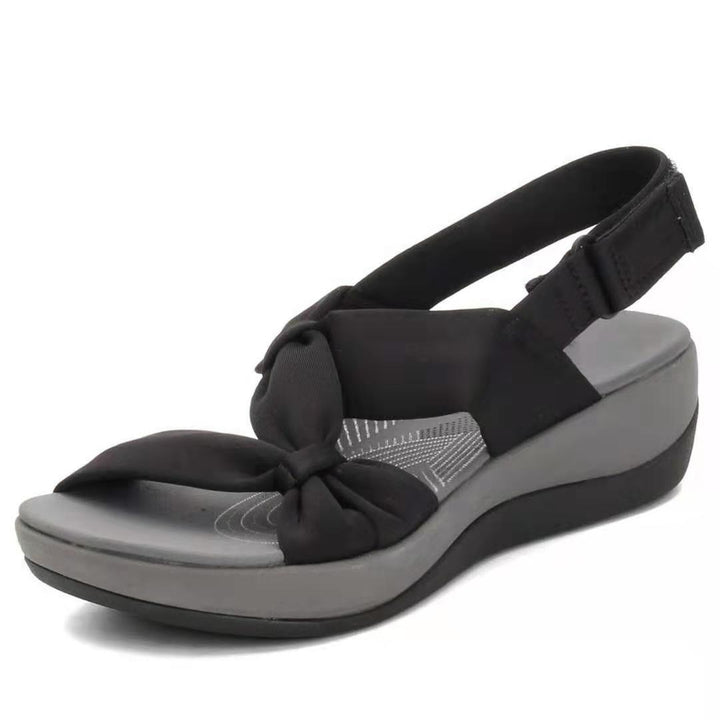 Dame Komfortable Sandaler med moderigtigt knude-design og ergonomisk fodseng Stilla