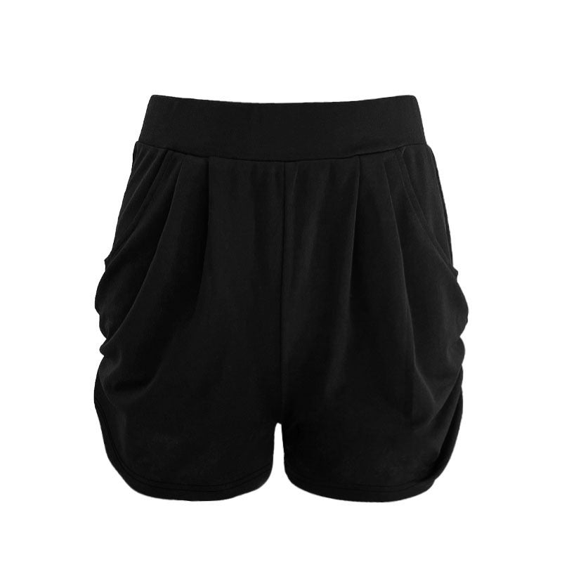 Damer Høj Taljeret Plisseret Shorts Stilla