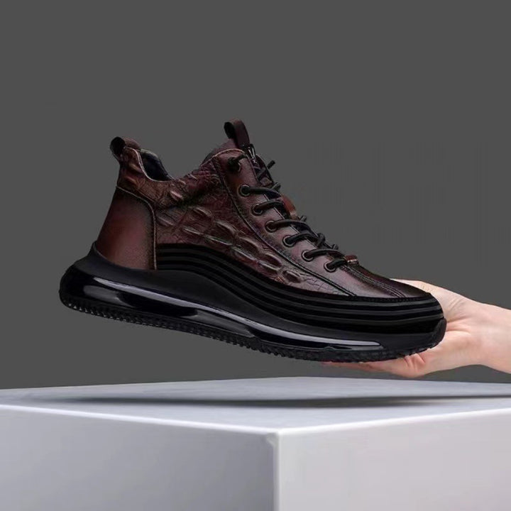 Dame Sportliche High-Top Sneakers med struktureret overmateriale Stilla