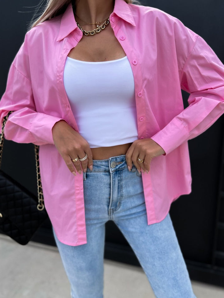 Dame Løst skåret Overshirt-bluse i let bomuld Stilla