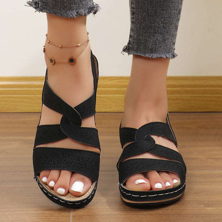 Dame Komfortable Sandaler med justerbar fodrem Stilla