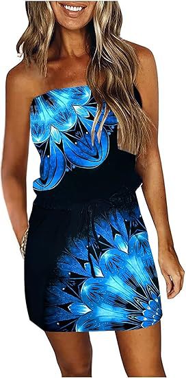 Femme Strapless Mini Kjole Stilla