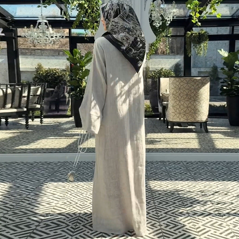 Dame modet Kaftan-kjole Stilla