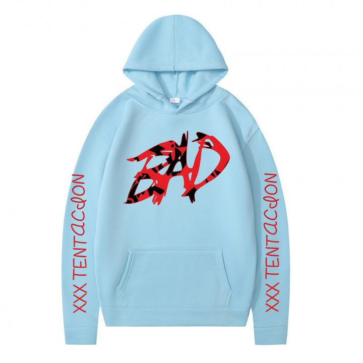 Kvinder hoodie med iøjnefaldende grafisk tryk og afslappet pasform Skovae