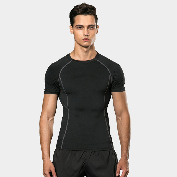 Herrer Funktionelt Sport-T-Shirt med ergonomisk snit og åndbar teknologi Stilla