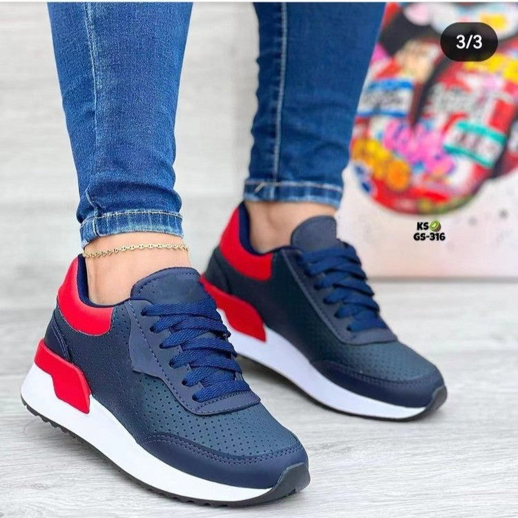 Dame Komfortable Sneakers med åndbart overmateriale og skridsikker sål Stilla