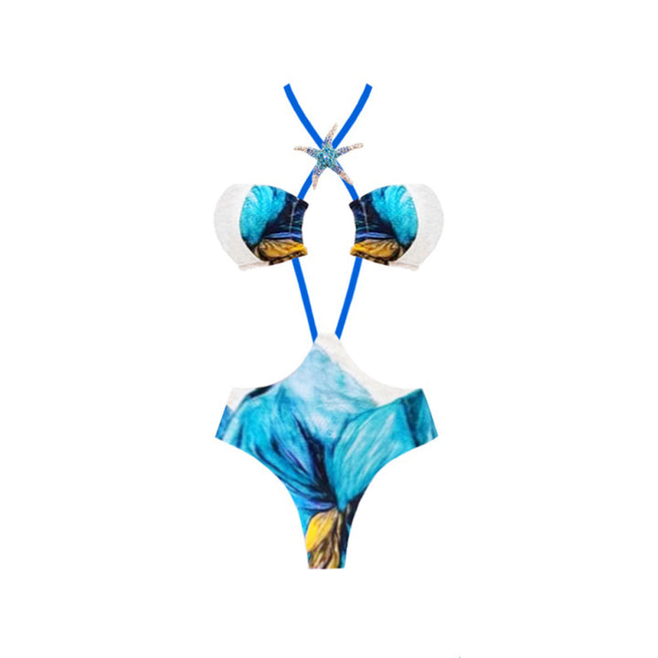 Dame bikini med innovativt cut-out design og dekorative accenter Stilla