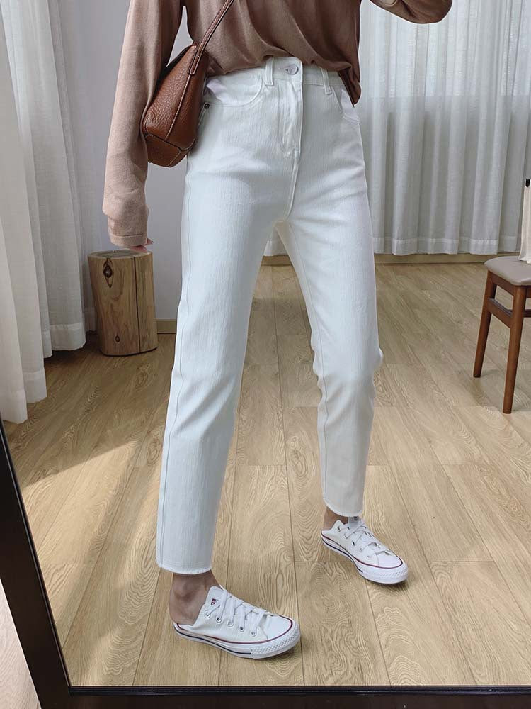 Dame moderne tilpasselige jeans Stilla