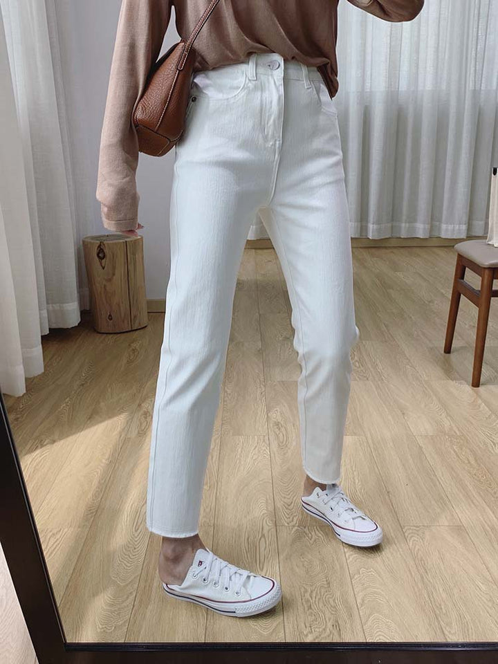 Dame moderne tilpasselige jeans Stilla