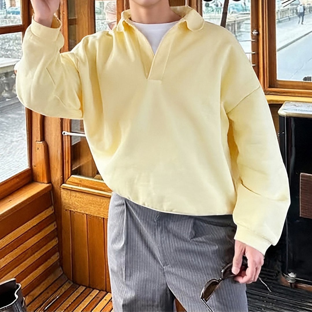 Herrer Sweater med V-udskæring og Lange ærmer Stilla