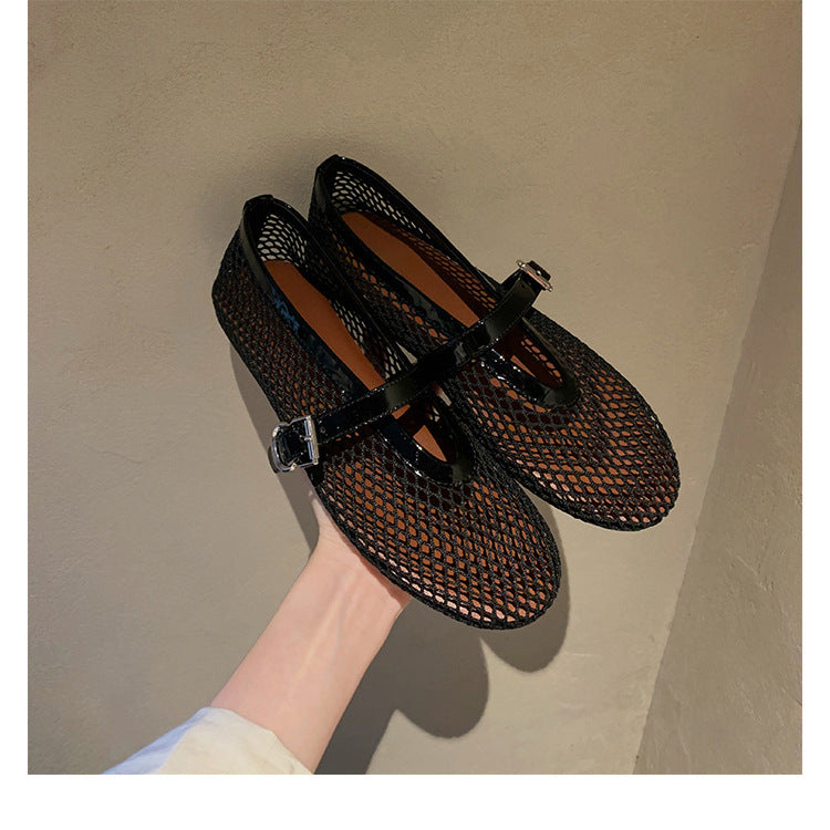 Damer Elegante Net Mary Jane Clogs Stilla