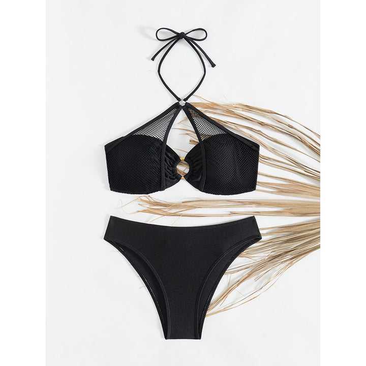 Dame Højstøttende Mesh-Bikini-Sæt Stilla