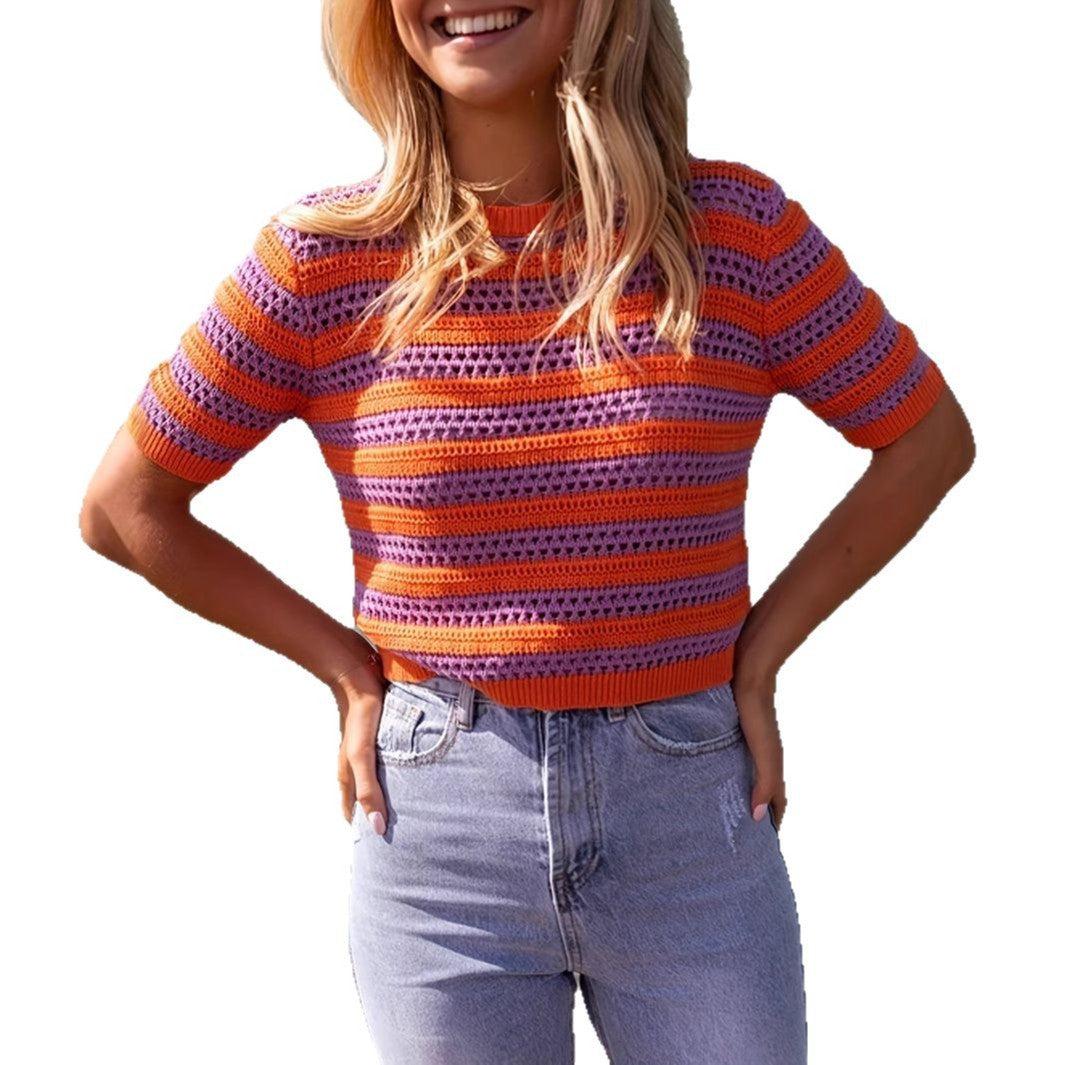 Femme Tekstureret Hæklet Crop Top Stilla