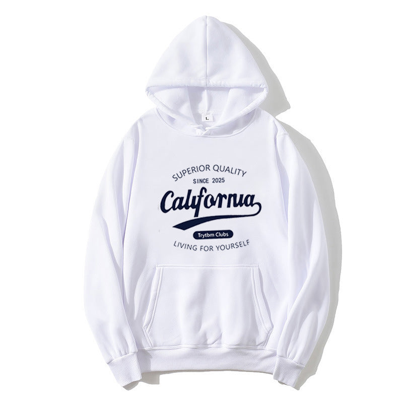 Kvindernes afslappede hoodie med kreativ tekst Skovae