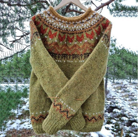 Stilla | Alder pullover i islandsk strik
