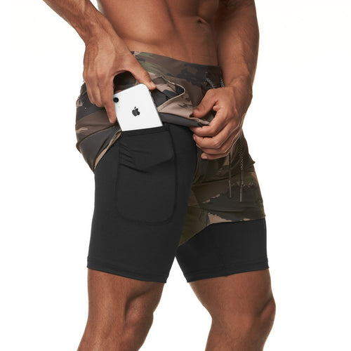 Dame Sporty løbeshorts med åndbare indlæg og inderslip Stilla
