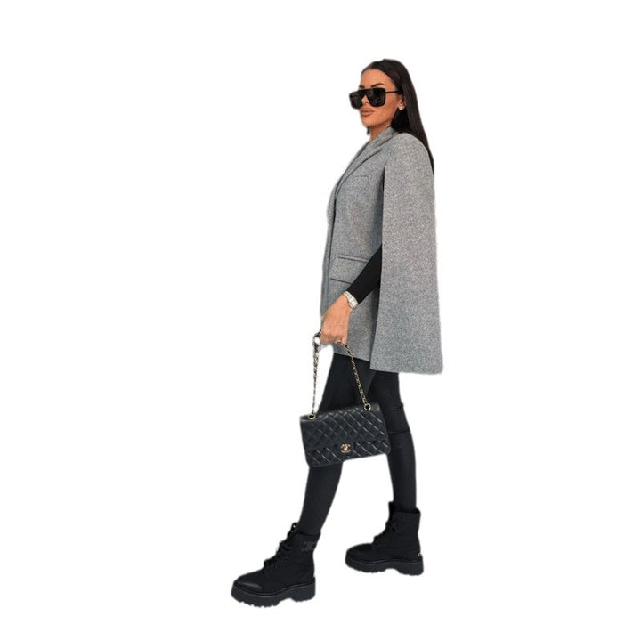 Dame Oversize Blazer med skulderpuder Stilla