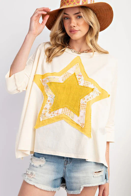 Dame Fritid Chic Grafik T-shirt Stilla