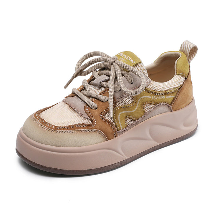 Dame Trendy Chunky Sneakers med åndbart mesh og komfortpolstring Stilla