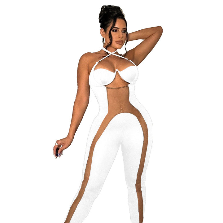 Dame Elegant Bodysuit med Cut-Out-detaljer og højhalset design Stilla