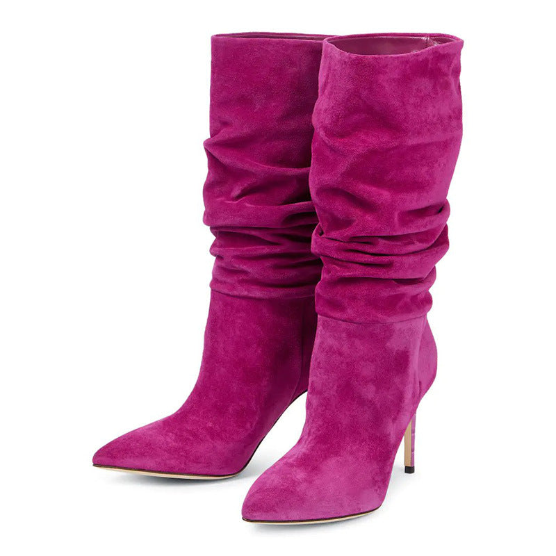 Femme Slouchy High-Heel Ankelsko Stilla