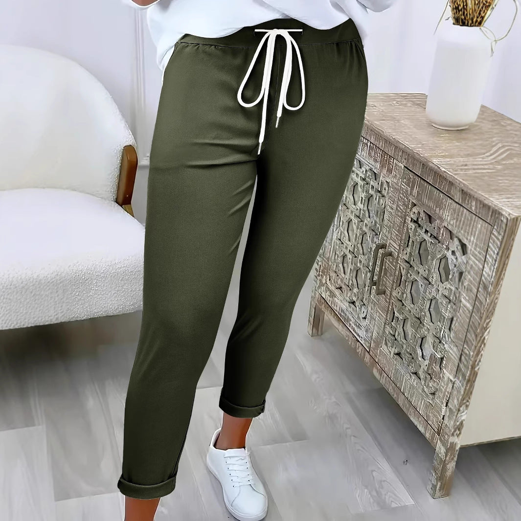 Dame fritids joggingbukser med elastisk talje Stilla