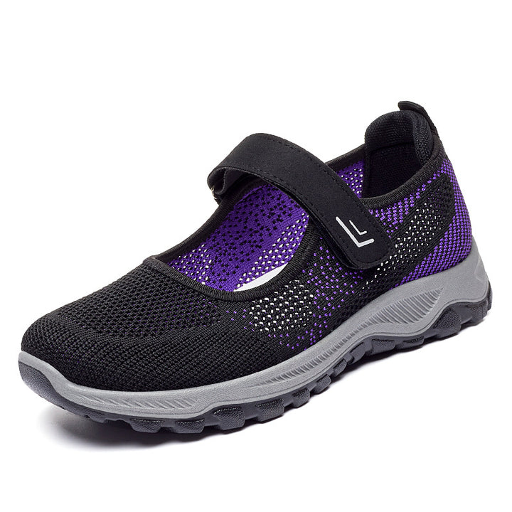 Dame sporty sandaler med justerbar velcro og åndbart overmateriale Stilla