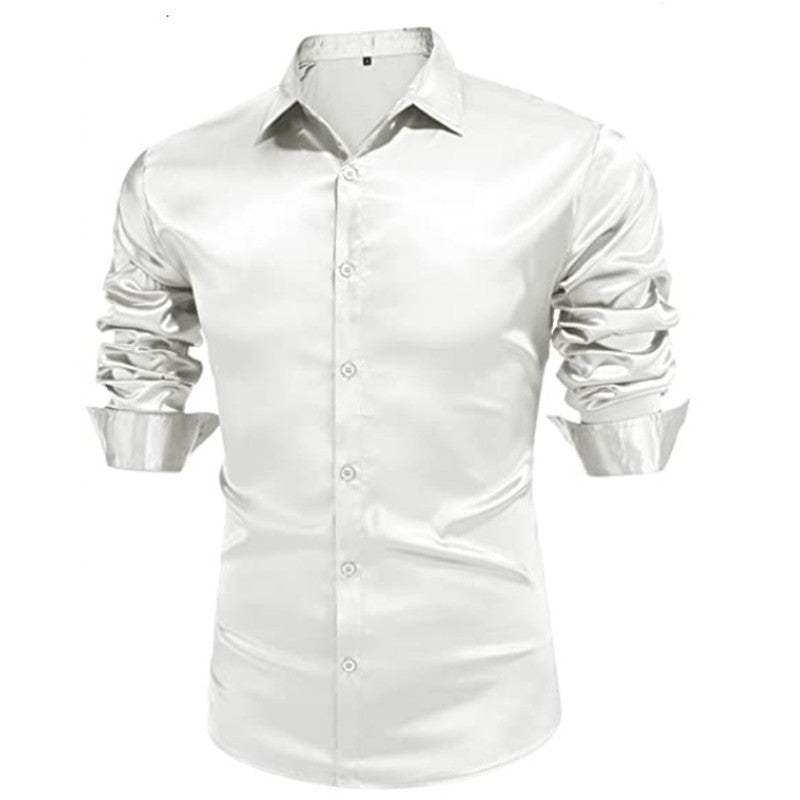 Herrer elegant og blank skjorte Stilla