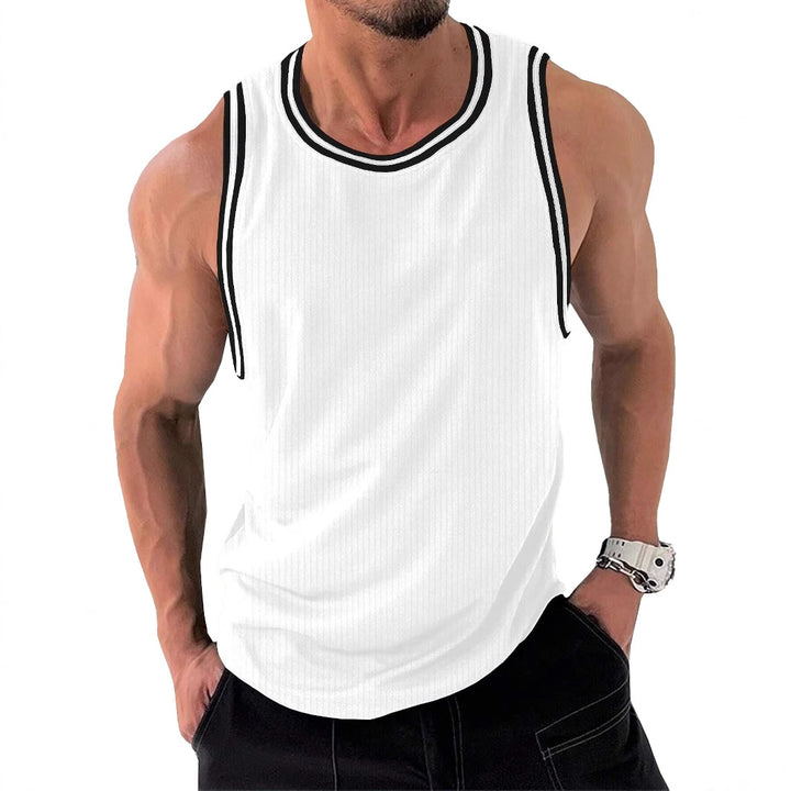 Herrernes Sporty Fitness Tanktop med åndbart materiale Stilla