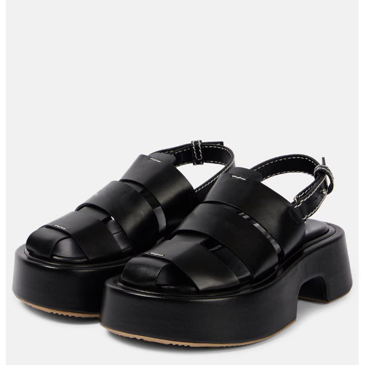 Dame Chunky Platform Slingback Sandaler Stilla