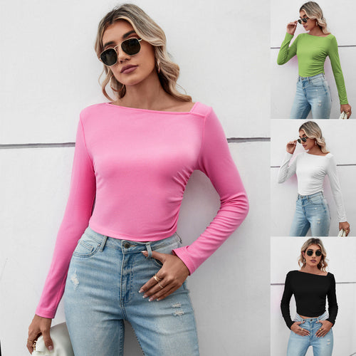 Kvinders crop top med elegant design og sofistikerede flæse detaljer Stilla