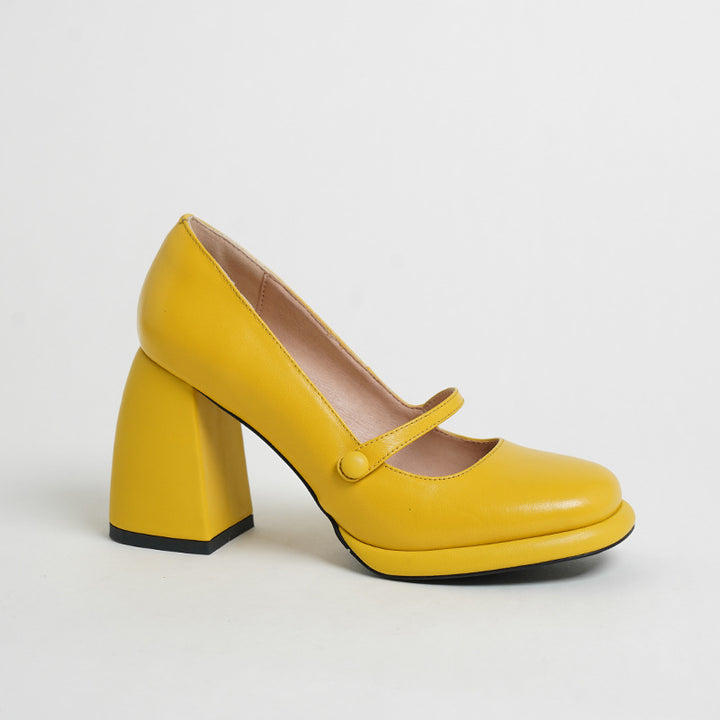 Femme Mary Jane blokhæle pumps Stilla