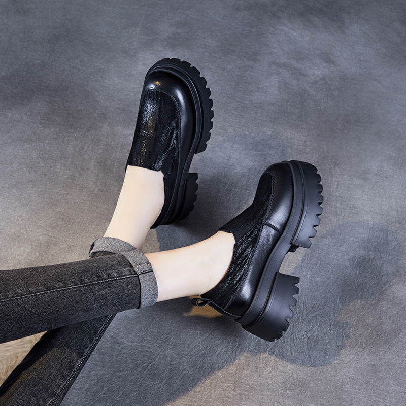 Dame Chunky Slip-On Platform Sko Stilla