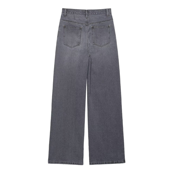 Dame bredde jeans med moderne snit Stilla
