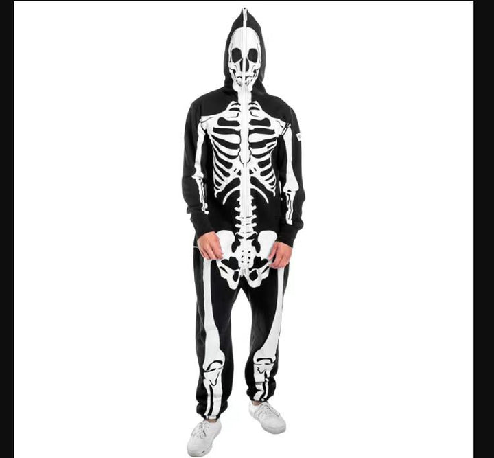 Herrer Skelettryk Hætteklædning Stilla