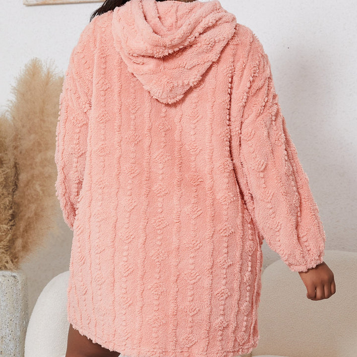 Dame Hygge Hoodie-nederdel med praktiske lommer Stilla