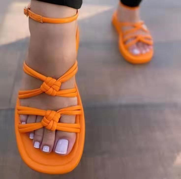 Dame sandaler med innovativt knude-design og skridsikker sål Stilla