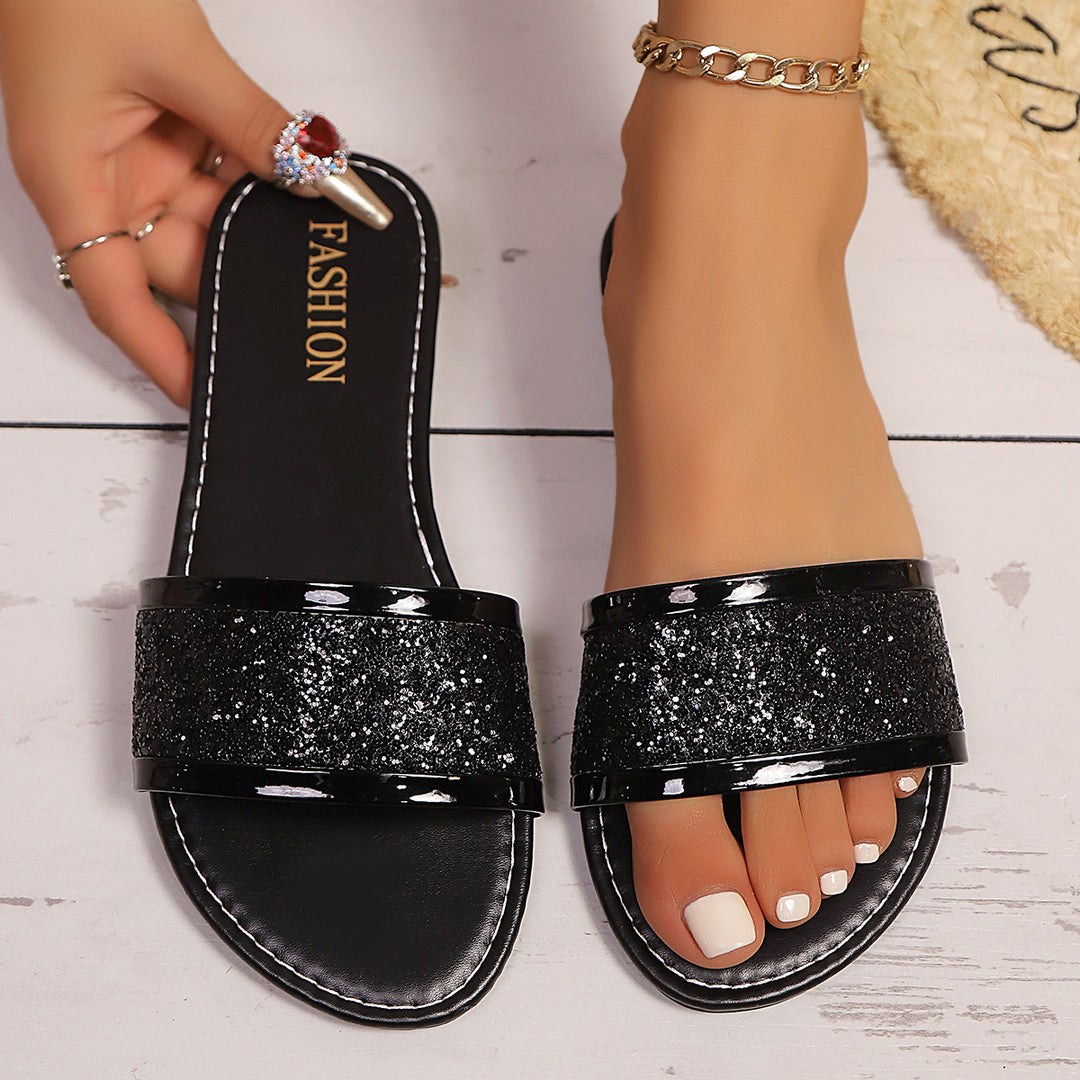 Dame Glitrende Slippers fra Stilla
