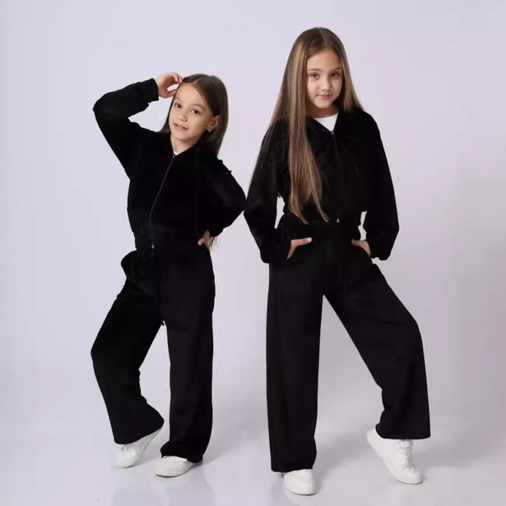 Stilla | Cozy Pige Sports Hat Velvet Sweatshirt Sæt